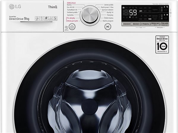 Steam Washing Machine LG F49V6VB1W Features/technology