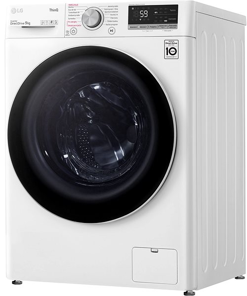 Steam Washing Machine LG FA94V5UVW0 Lateral view