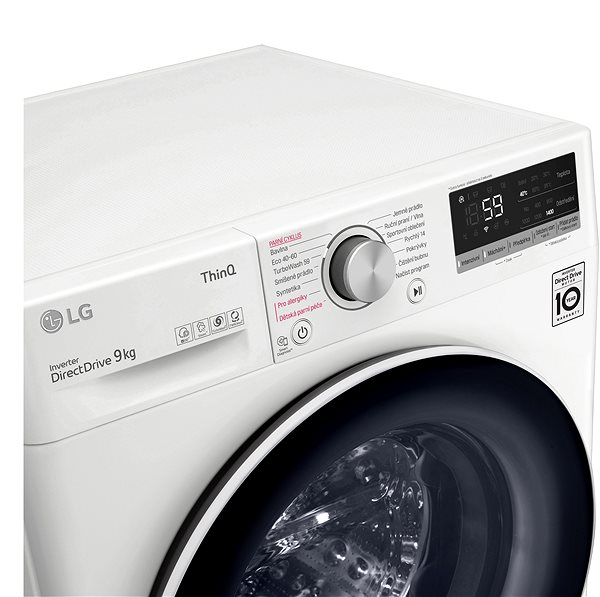 Steam Washing Machine LG FA94V5UVW0 Features/technology