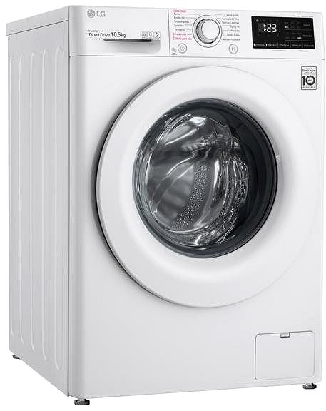 Steam Washing Machine LG FA104V3RW3 Lateral view