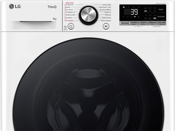 Slim steam washing machine LG FLR7A92WG ...