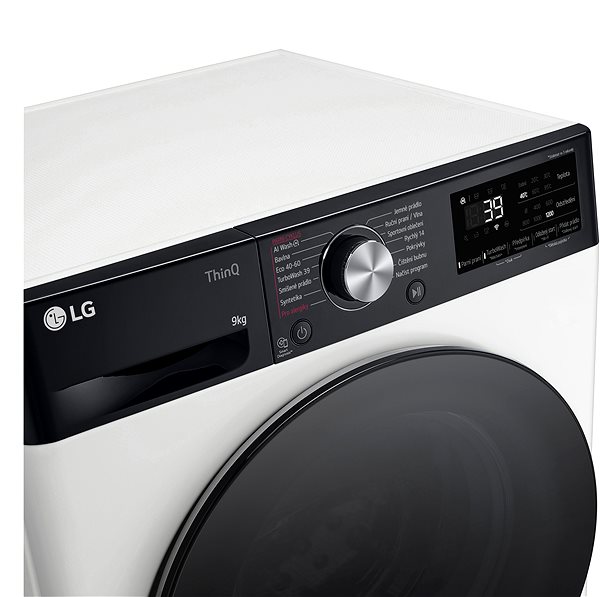 Slim steam washing machine LG FBLR7A92WG ...