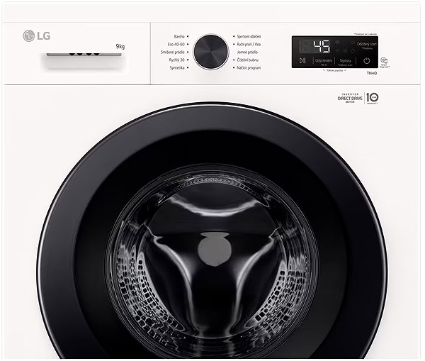 Steam Washing Machine LG F4X1009NWK ...