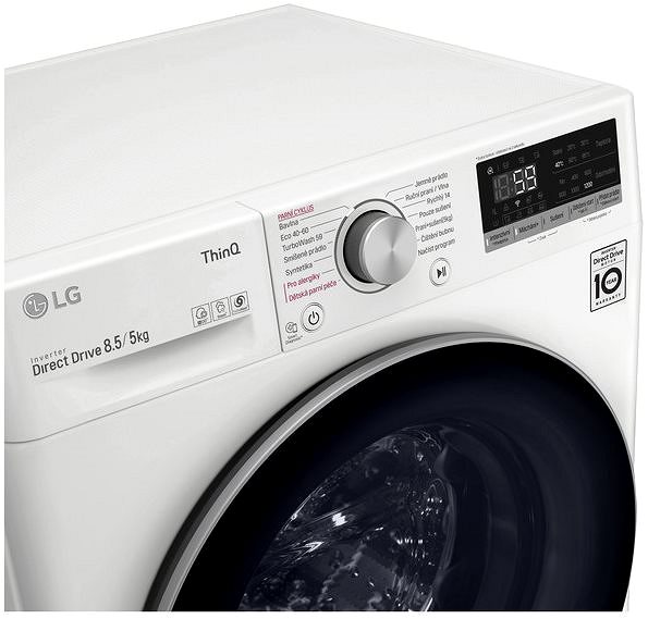 Washer Dryer LG F2DV5S8S1 Features/technology