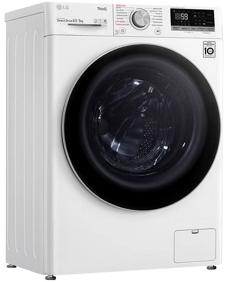 Washer Dryer LG F2DV5S8S1 Lateral view