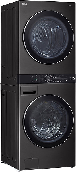 Washing machine and dryer set LG WashTower WT1716BBF .
