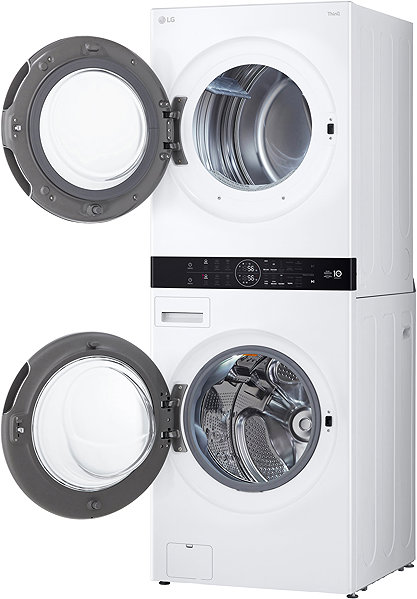 Washing machine and dryer set LG WashTower WT1716WWF .