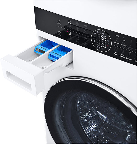 Washing machine and dryer set LG WashTower WT1716WWF .