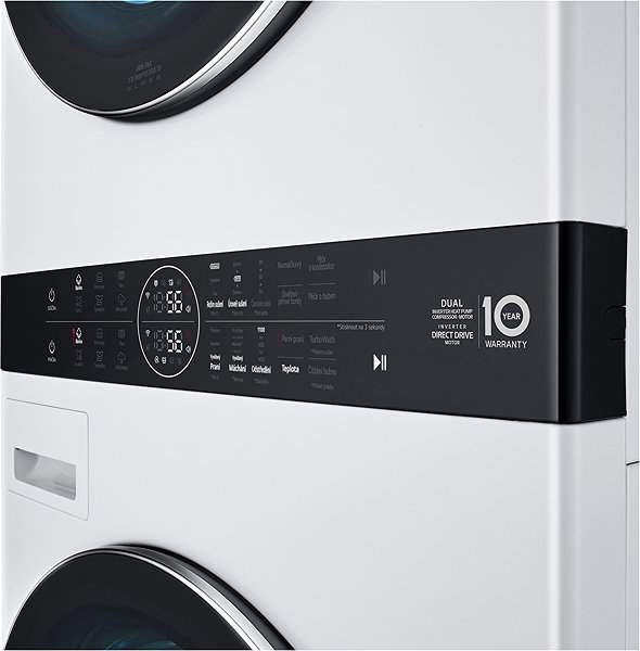 Washing machine and dryer set LG WashTower WT1716WWF .