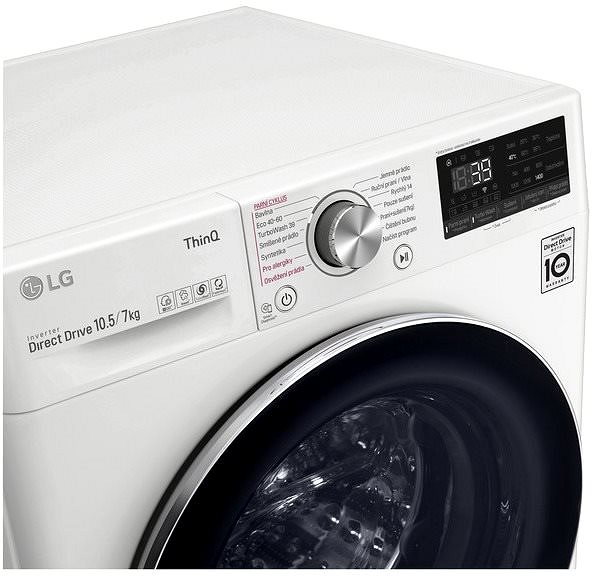 Steam Washing Machine with Dryer LG F4DV910H2E ...