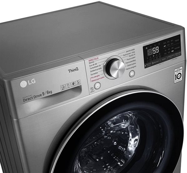 Steam Washing Machine with Dryer LG F4DV709H2TE ...