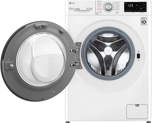 Washer Dryer LG F84DV3UTNWT Screen