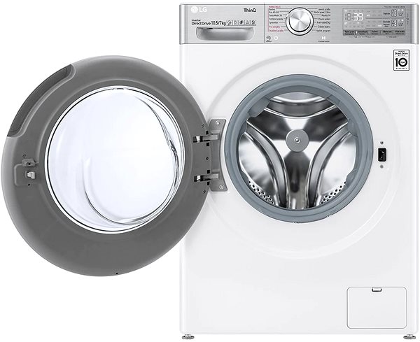 Steam Washing Machine with Dryer LG F104DV9RD2E ...