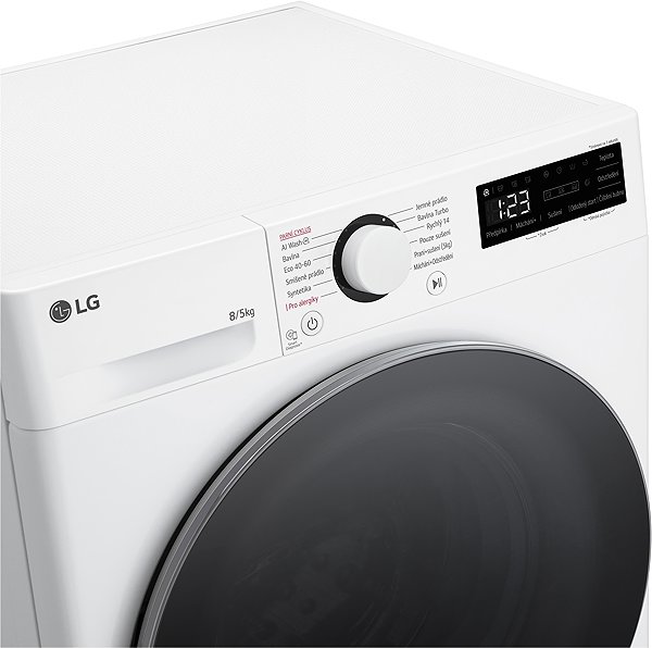 Steam Washing Machine with Dryer LG FCR5A95WW ...