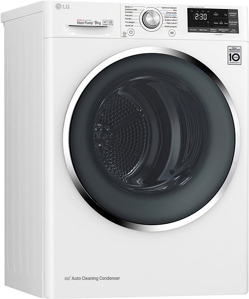 Clothes Dryer LG RC91U2AV2W Lateral view