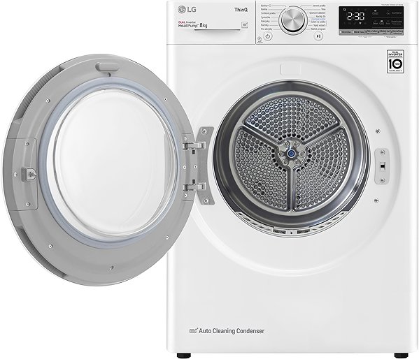 Clothes Dryer LG RC8TV9AVHN ...