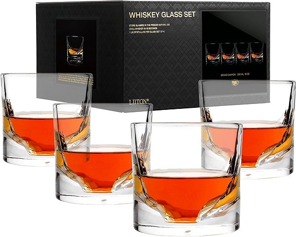 Glas LIITON Whiskeygläser 300 ml 4 Stück Grand Canyon ...