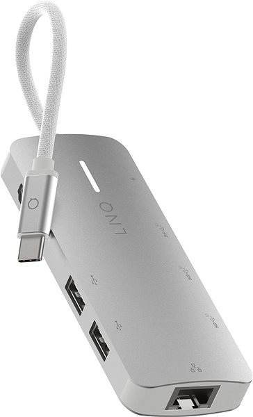 LINQ 8in1 8K PRO USB-C Multiport Hub 140W docking station.