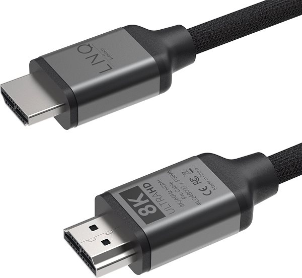 Videokabel LINQ 8K/60 Hz PRO Kabel HDMI auf HDMI, Ultra Certified -2 m - Space Grey ...