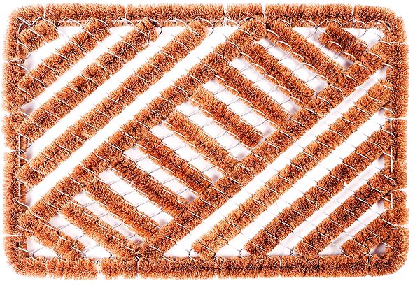 Lábtörlő Linder Exclusiv Fém keretes kókusz lábtörlő, 60 × 40 cm ...