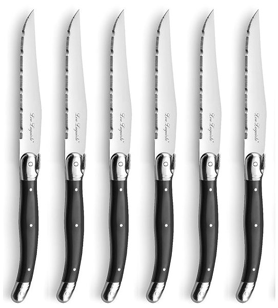Messerset Lou Laguiole Steakmesserset 6 Stück im Block ...