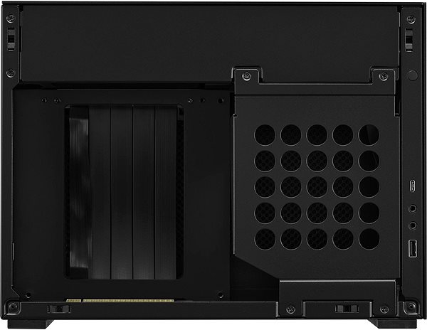PC skrinka Lian Li A4 H2O Black 3.0 Bočný pohľad