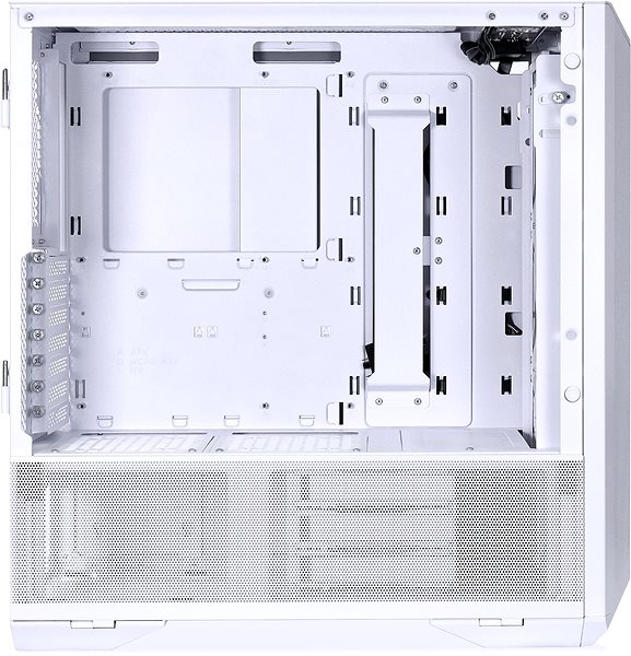 PC skrinka Lian Li Lancool II Mesh RGB Snow Bočný pohľad