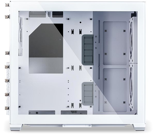 PC skrinka Lian Li O11 Air Mini White Bočný pohľad
