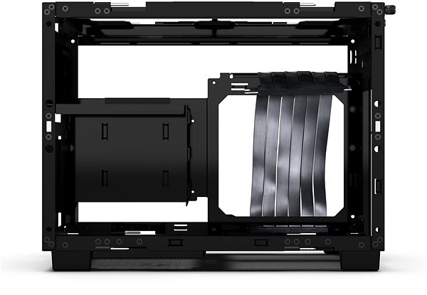 PC skrinka Lian Li Q58 PCIe 4.0 Black Bočný pohľad