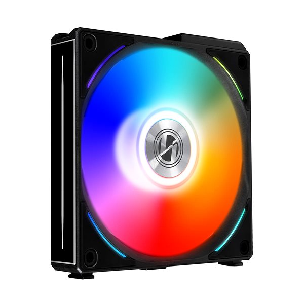 PC Fan Lian Li UNI Fan AL120 Triple Black Lateral view