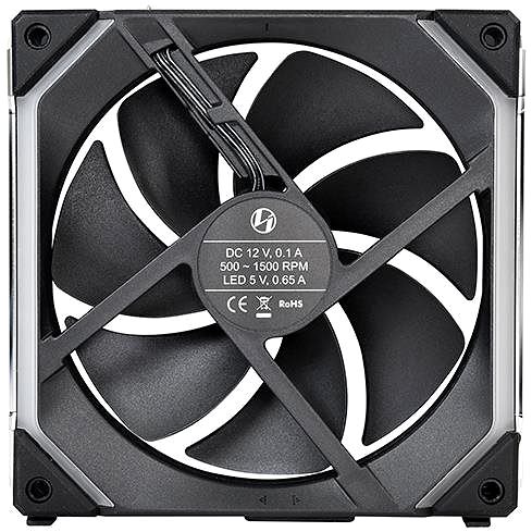 PC Fan Lian Li UNI Fan SL 120 Single Black Back page