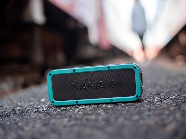 Bluetooth hangszóró LAMAX Storm1 Turquoise Lifestyle