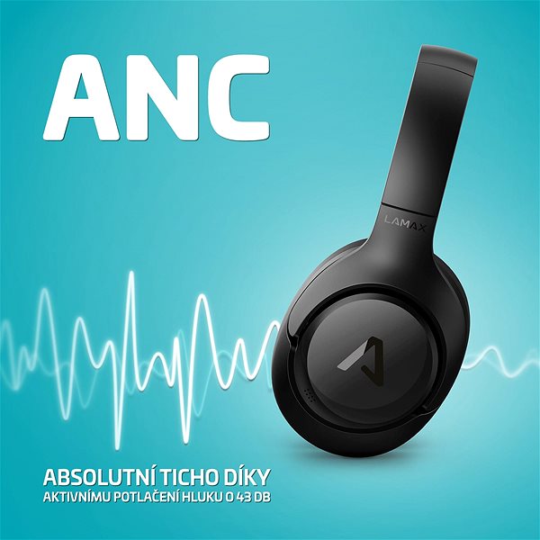 Kabellose Kopfhörer LAMAX NoiseComfort2 ANC ...