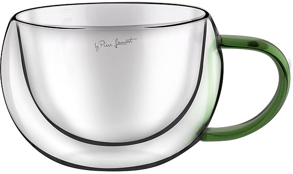 Glas Lamart Thermoglas LT9112 VASO Set Cappuccino 270 ml 2 Stück grün ...