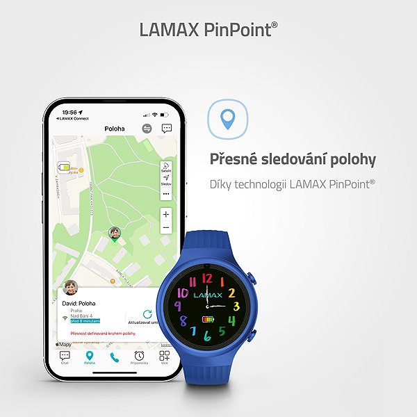 Smart Watch LAMAX WatchY4 Sport Blue ...