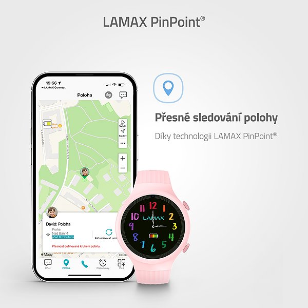 Smart Watch LAMAX WatchY4 Sport Pink ...