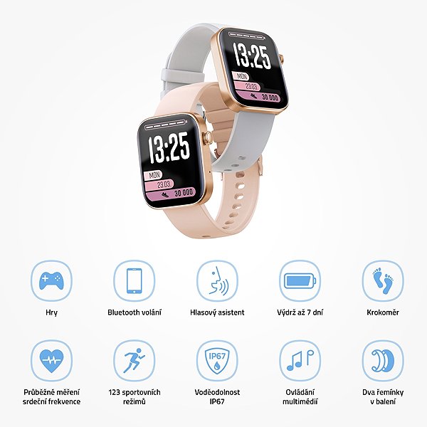 Smart Watch LAMAX BCool 2 Plus Rose Gold ...