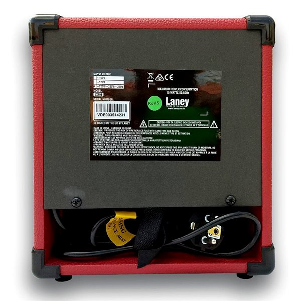 Combo Laney LX10B RED Back page