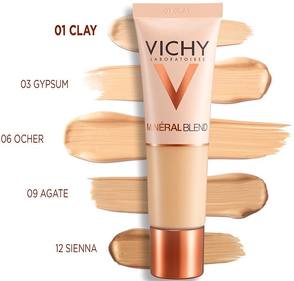 Make-up Vichy MinéralBlend Moisturizing Makeup 01 30ml ...