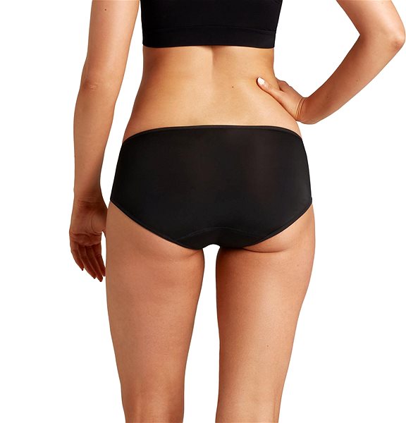 Menstrual panties Love Luna Midi Black, XL .