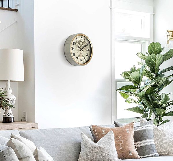Wall Clock LOWELL Design wall clock 21559 30 cm ...