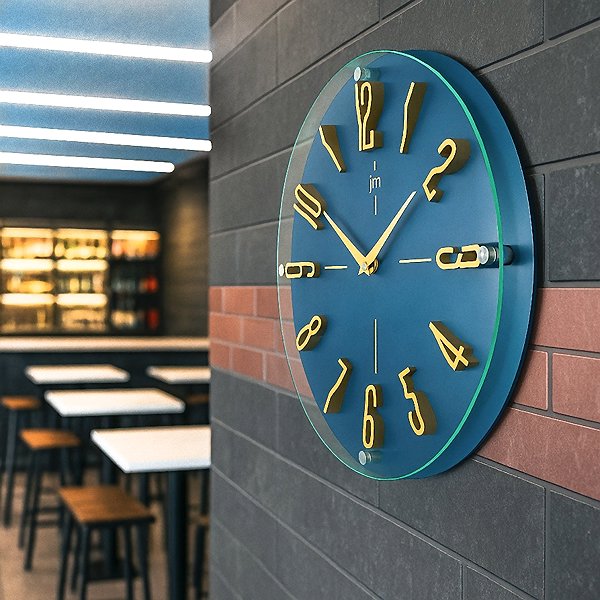 Wall Clock LOWELL Design wall clock L00974A 40 cm ...