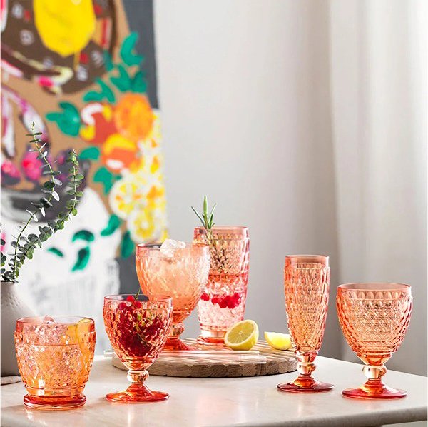 Pohár VILLEROY & BOCH Boston, na šampanské, oranžový ...
