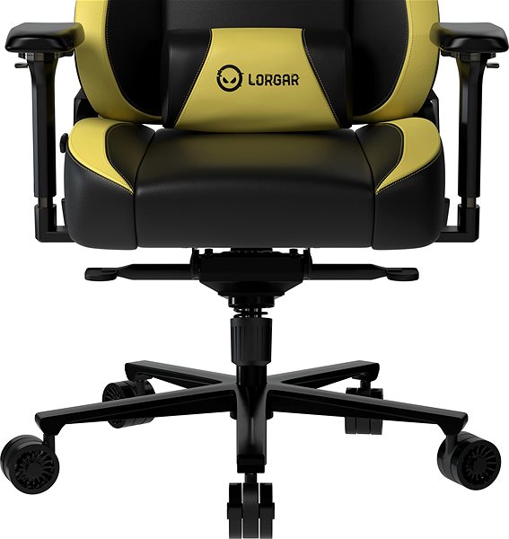 Gaming Chair LORGAR gaming chair Base 311, black/yellow ...