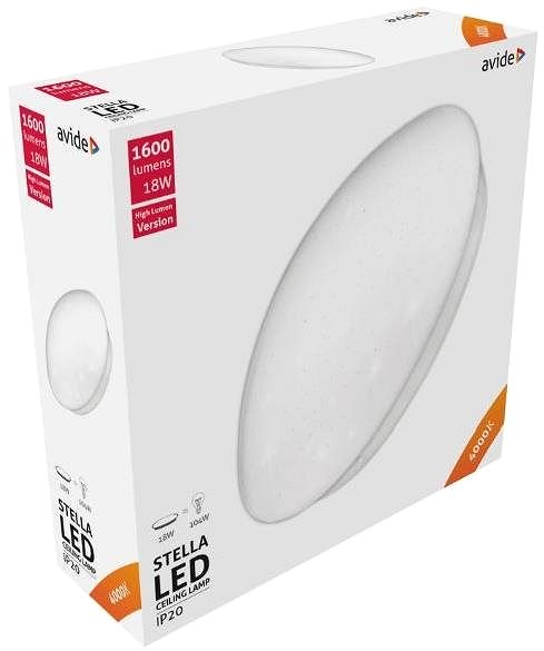 Ceiling Light Avide LED ceiling Avide Stella 33cm 18W Packaging/box