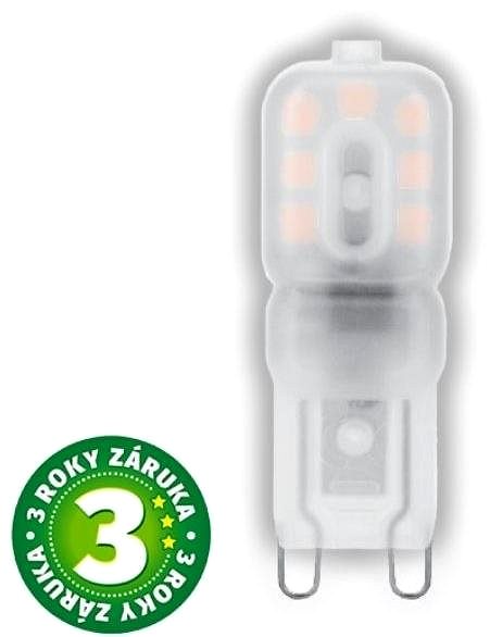 LED Bulb AVIDE Premium LED bulb G9 2,5W 180lm, warm, 24W equivalent, 3 years ...