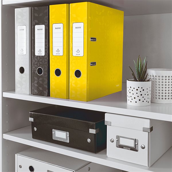 Ring Binder Leitz 180° WOW A4 80mm Yellow Lifestyle