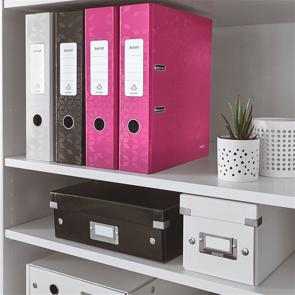 Ring Binder Leitz 180° WOW A4 80mm Pink Lifestyle