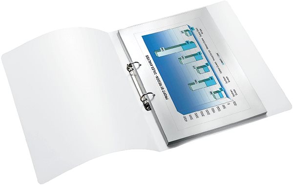 Ring Binder Leitz WOW A4 32mm White Features/technology