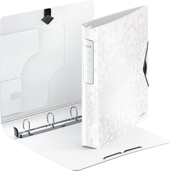 Ring Binder Leitz Active WOW SoftClick A4 52mm White Lateral view